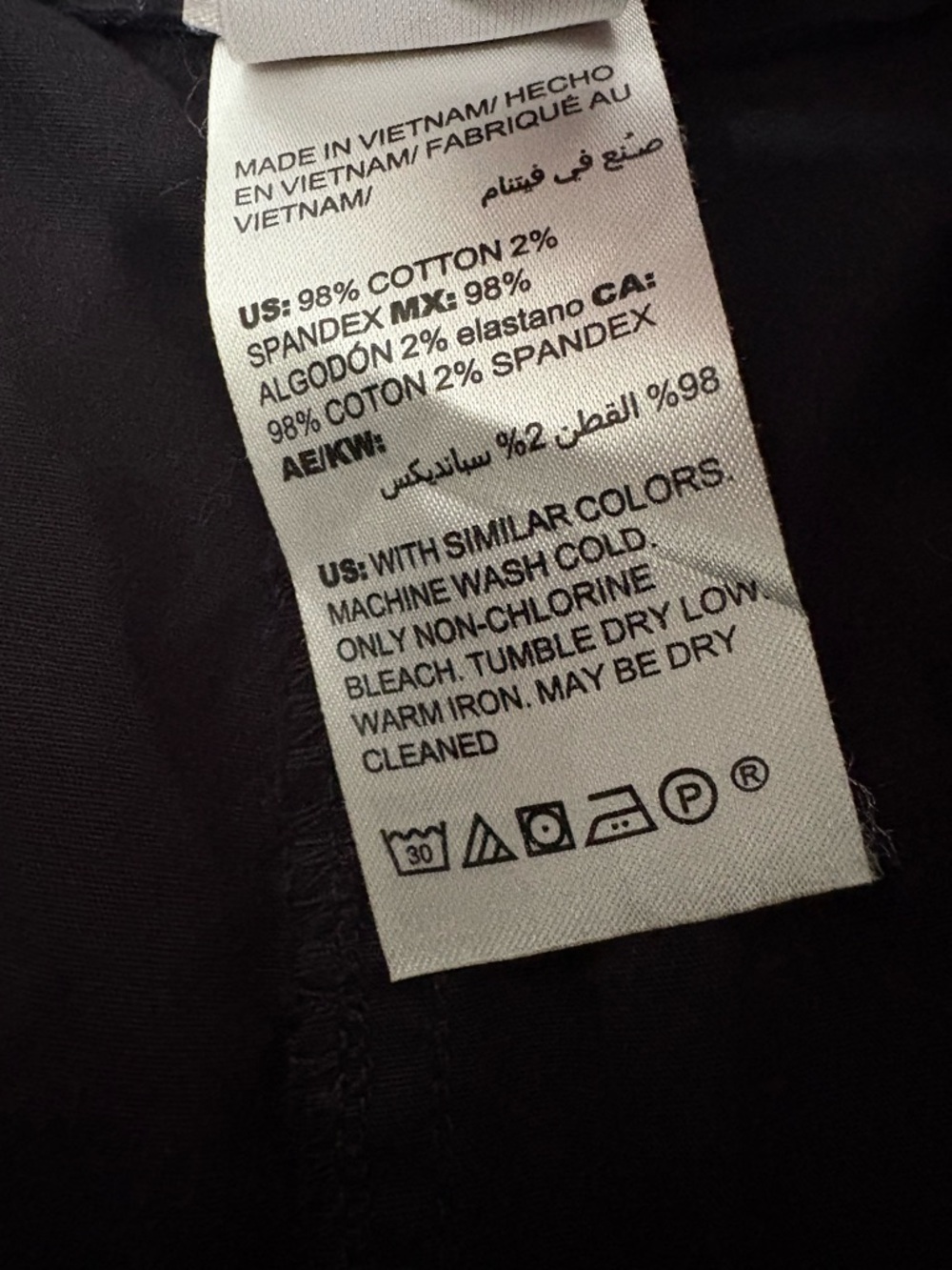 Chicos Black Stretch Casual Capri Pants - Picture 4 of 7